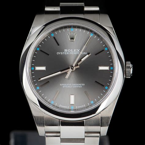 gray rolex oyster perpetual|Rolex Oyster Perpetual 39 114300.